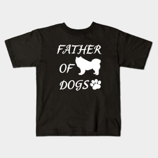 Father of Dogs - Samoyed Kids T-Shirt